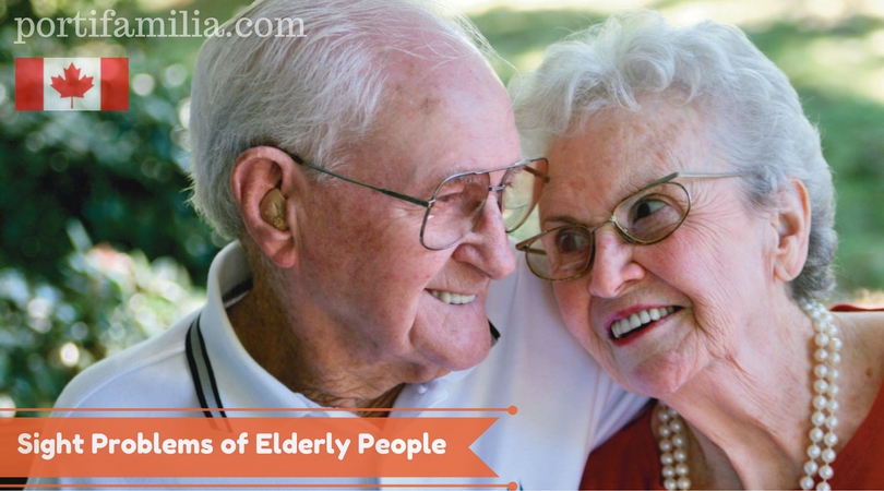 eyesight of elderly people