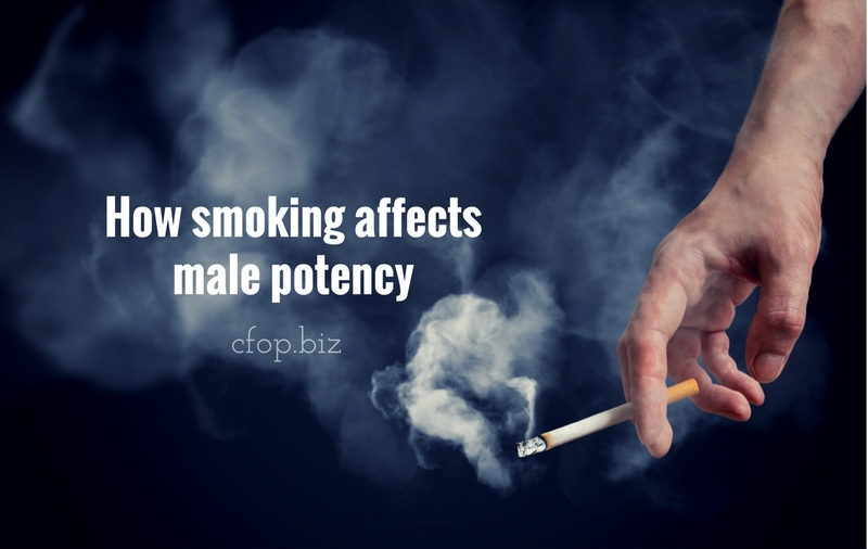 How smoking affects male potency